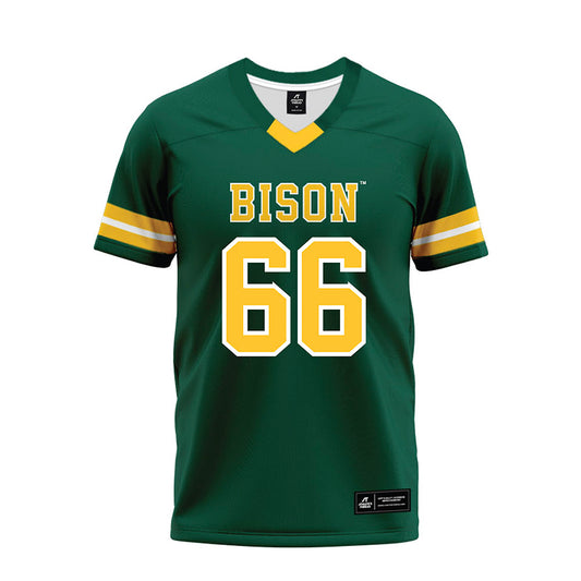 NDSU - NCAA Football : Jack Hansen - Green Premium Football Jersey-0
