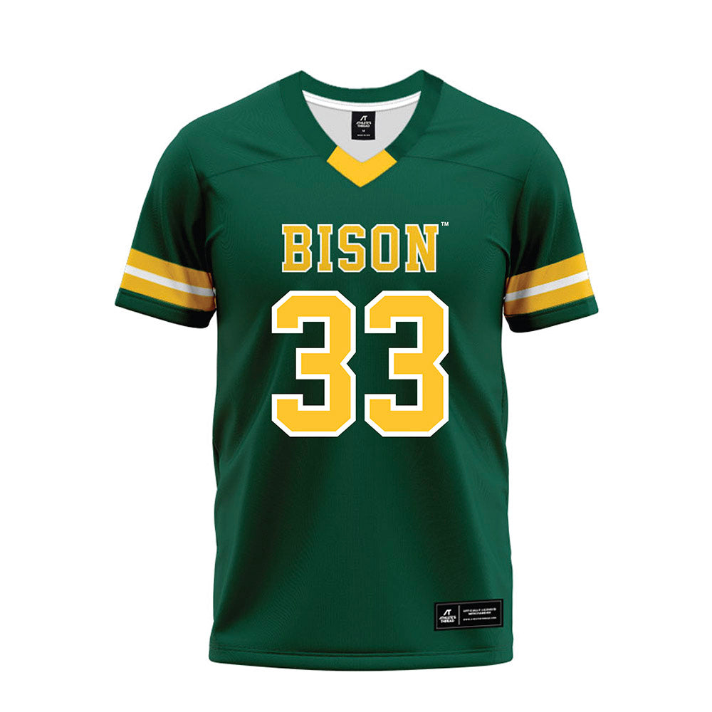 NDSU - NCAA Football : Gabriel Cunningham - Green Premium Football Jersey-0