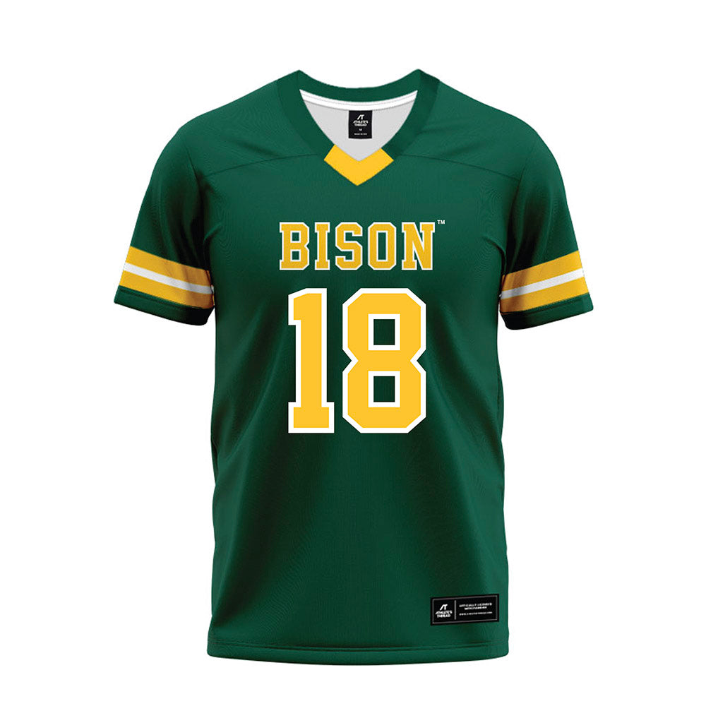 NDSU - NCAA Football : Jackson Williams - Green Premium Football Jersey-0