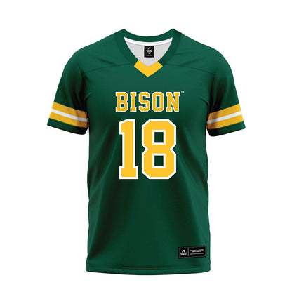 NDSU - NCAA Football : Jackson Williams - Green Premium Football Jersey-0