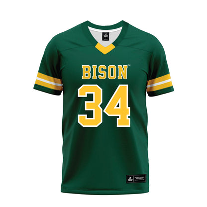 NDSU - NCAA Football : Landon Meier - Green Premium Football Jersey-0