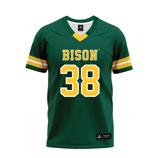 NDSU - NCAA Football : Ben Schepp - Green Premium Football Jersey-0