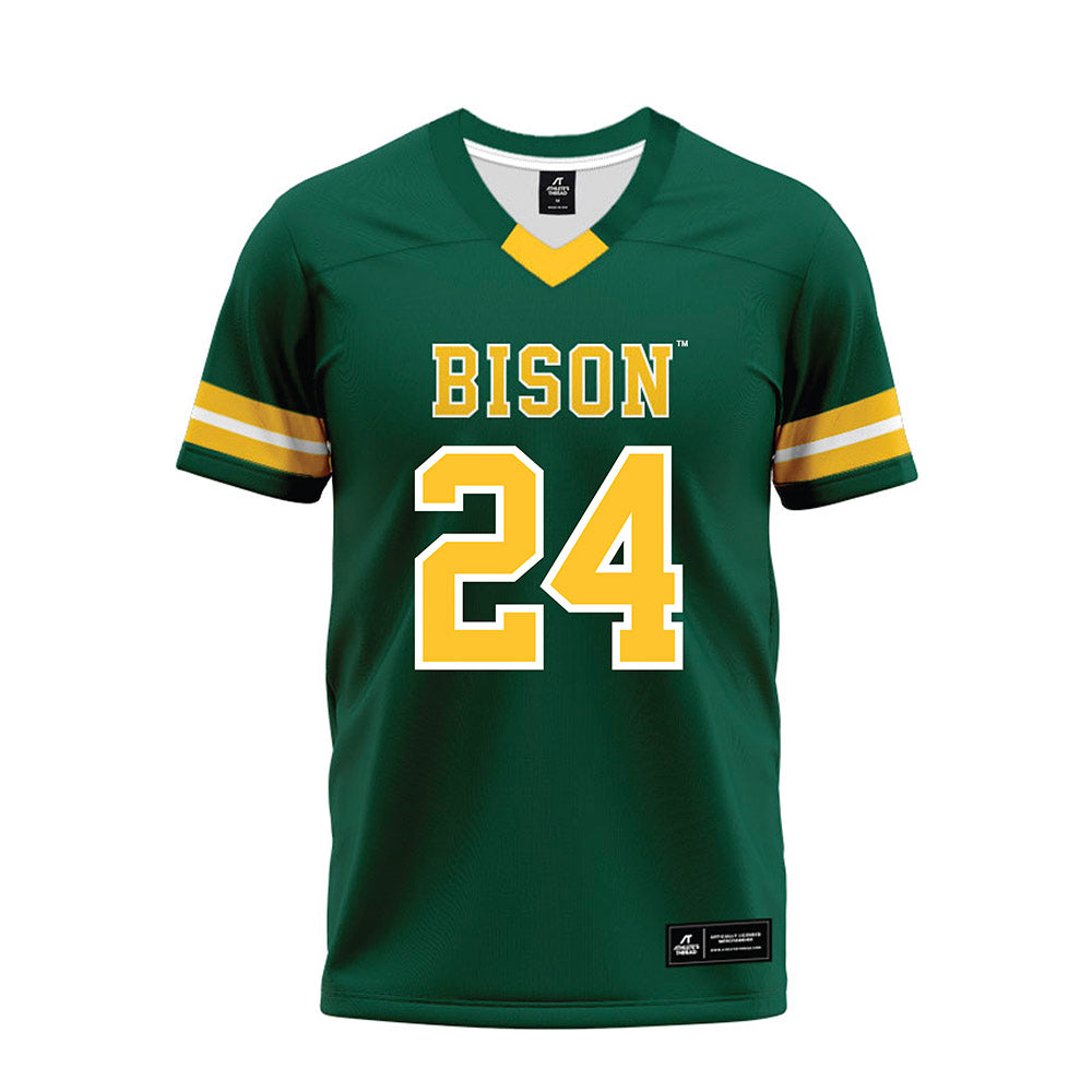 NDSU - NCAA Football : Anthony Chideme-Alfaro - Green Premium Football Jersey-0