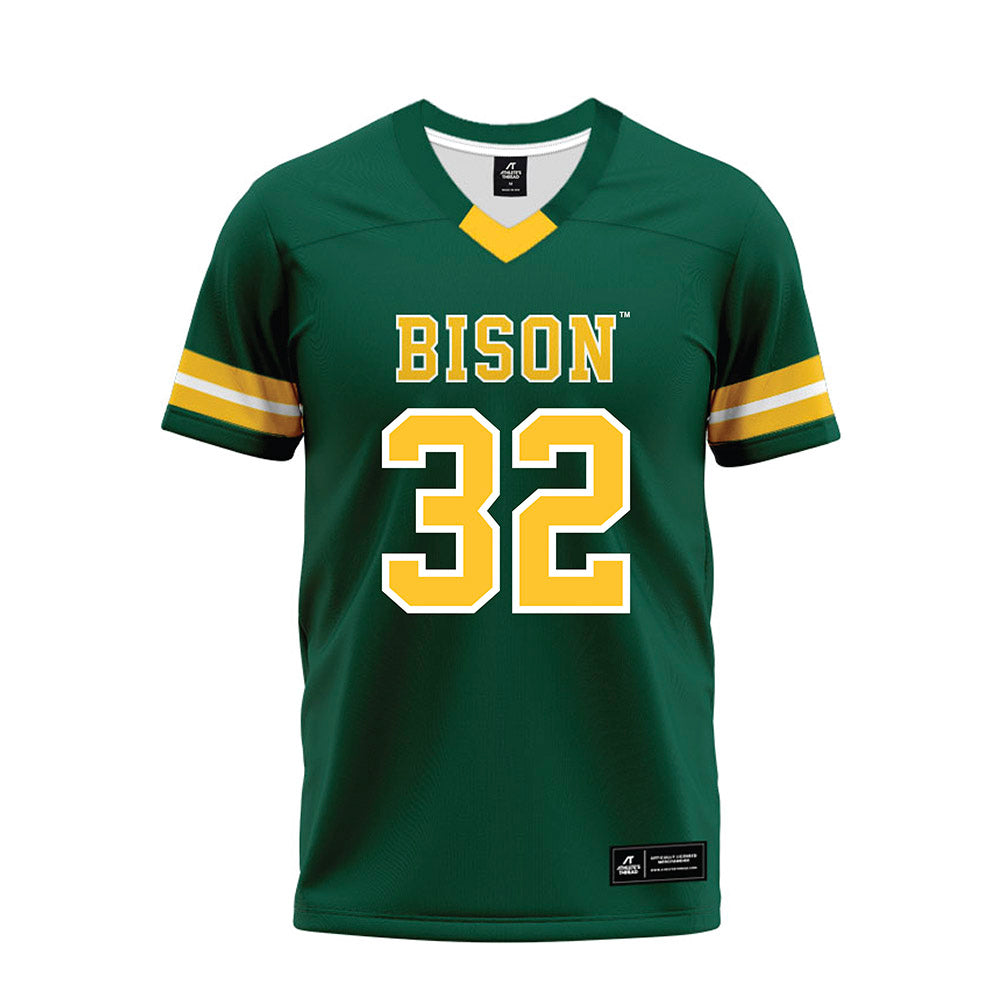 NDSU - NCAA Football : Mary Altepeter - Green Premium Football Jersey-0