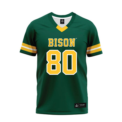 NDSU - NCAA Football : John Gores - Green Premium Football Jersey-0