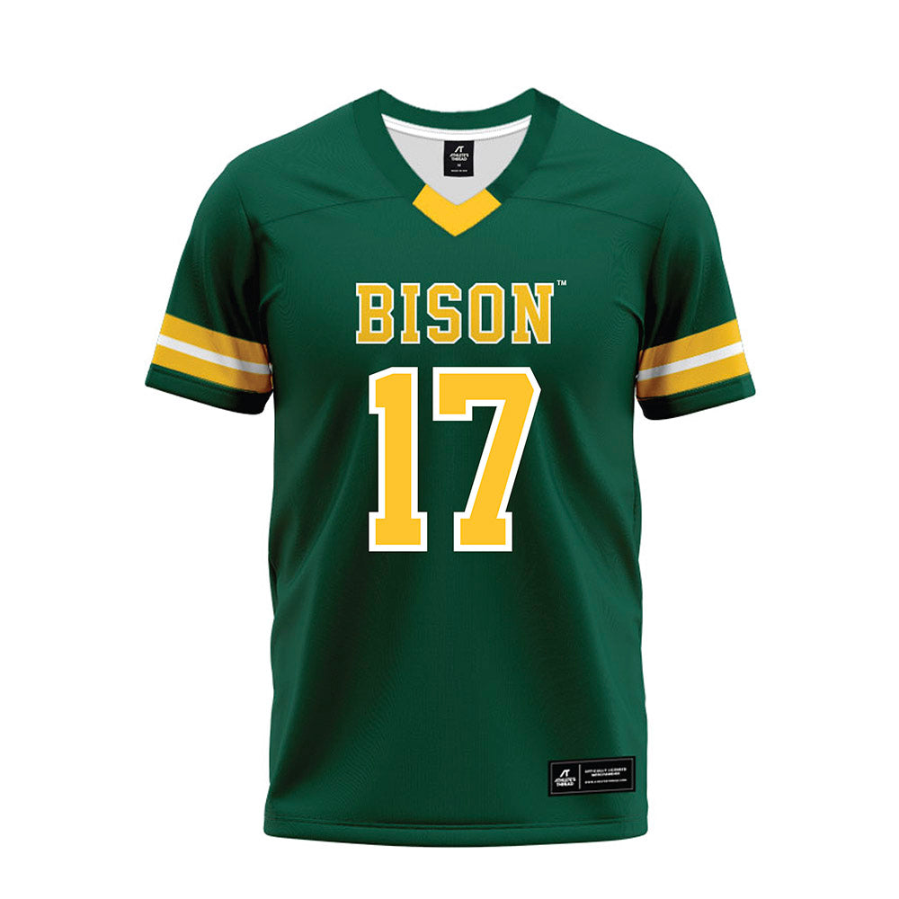 NDSU - NCAA Football : Isiah St. Romain - Green Premium Football Jersey-0