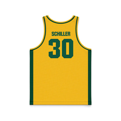 NDSU - NCAA Women's Basketball : Jocelyn Schiller - Yellow Basketball Jersey-1