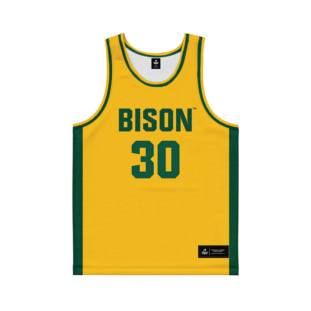 NDSU - NCAA Women's Basketball : Jocelyn Schiller - Yellow Basketball Jersey-0
