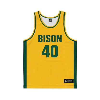 NDSU - NCAA Women's Basketball : Abby Krzewinski - Yellow Basketball Jersey-0