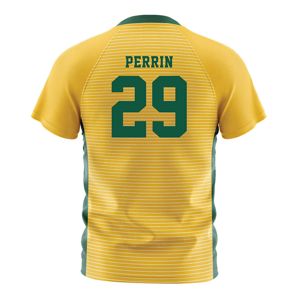 NDSU - NCAA Women's Soccer : Emerson Perrin - Yellow Soccer Jersey-1
