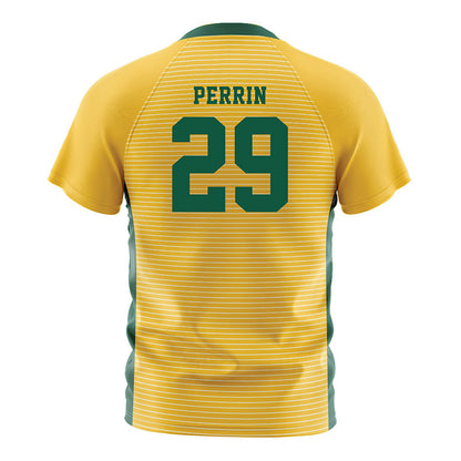 NDSU - NCAA Women's Soccer : Emerson Perrin - Yellow Soccer Jersey-1
