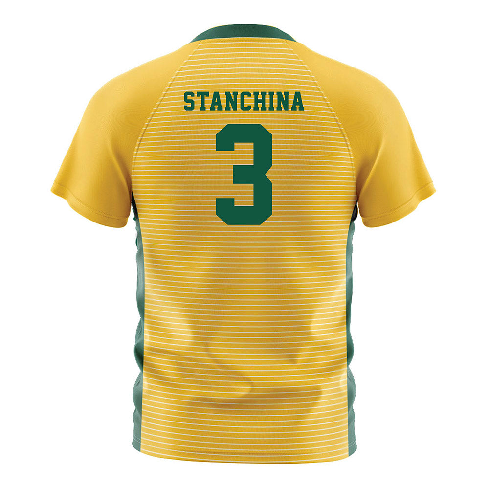 NDSU - NCAA Women's Soccer : Ava Stanchina - Yellow Soccer Jersey-1