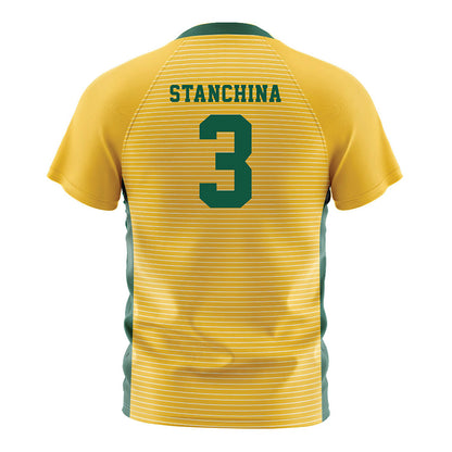 NDSU - NCAA Women's Soccer : Ava Stanchina - Yellow Soccer Jersey-1