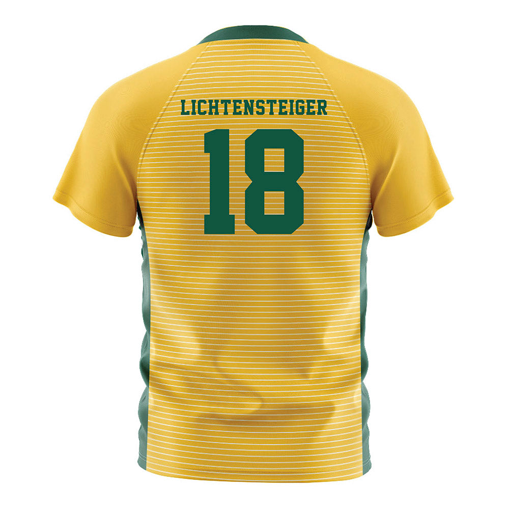 NDSU - NCAA Women's Soccer : Maeva Lichtensteiger - Yellow Soccer Jersey-1