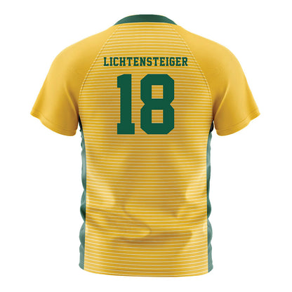 NDSU - NCAA Women's Soccer : Maeva Lichtensteiger - Yellow Soccer Jersey-1