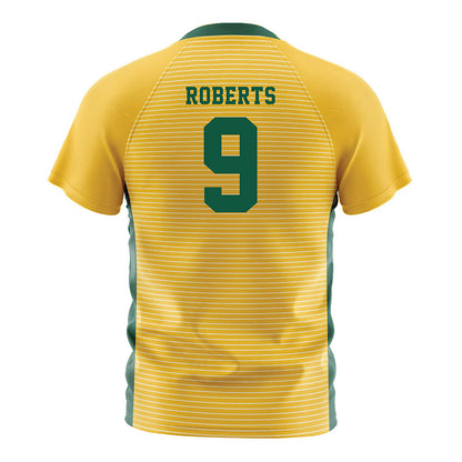 NDSU - NCAA Women's Soccer : Abi Roberts - Yellow Soccer Jersey-1