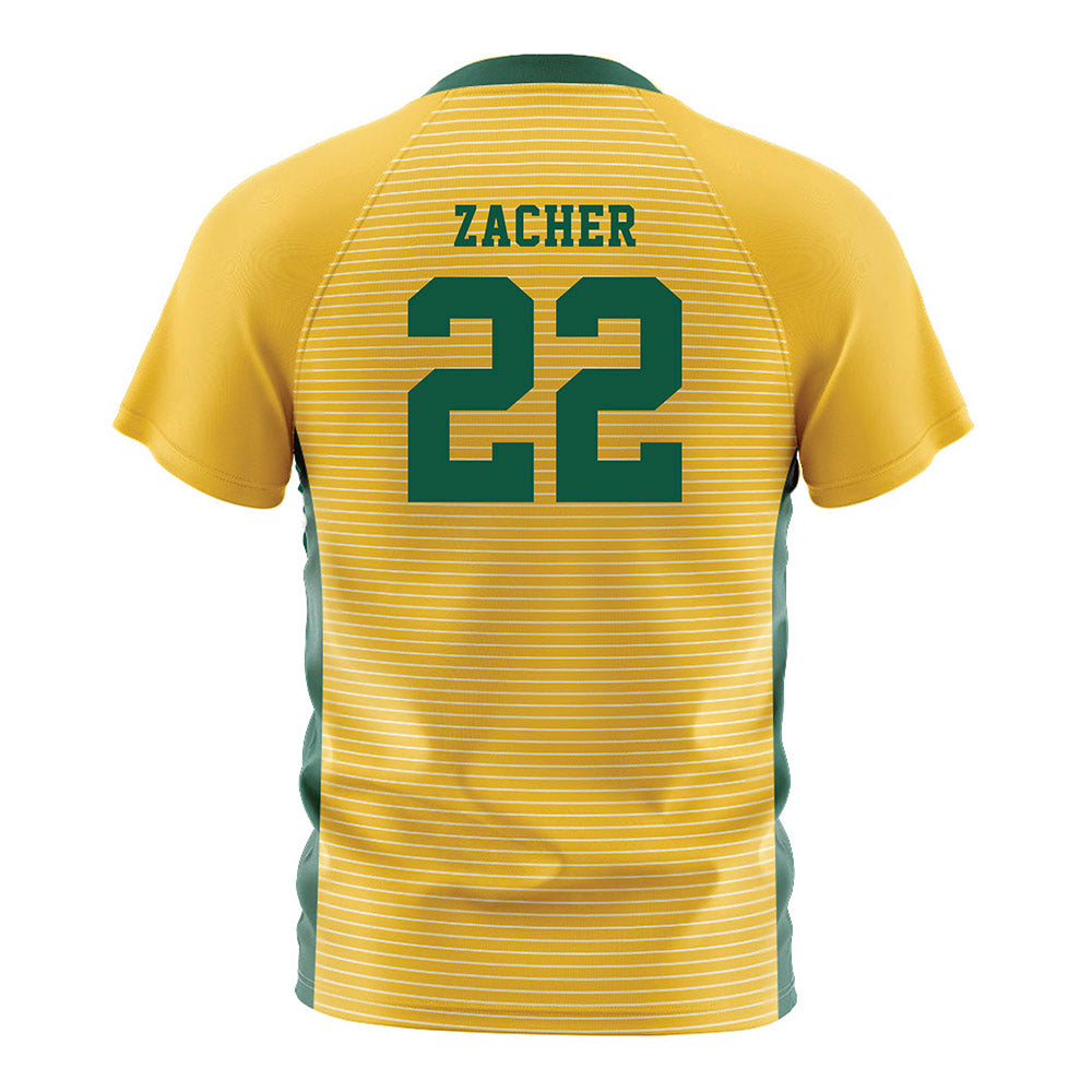 NDSU - NCAA Women's Soccer : Tyreese Zacher - Yellow Soccer Jersey-1