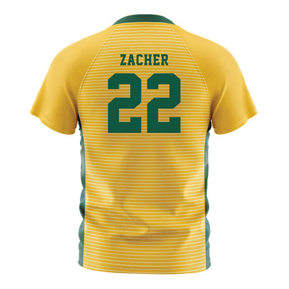NDSU - NCAA Women's Soccer : Tyreese Zacher - Yellow Soccer Jersey-1