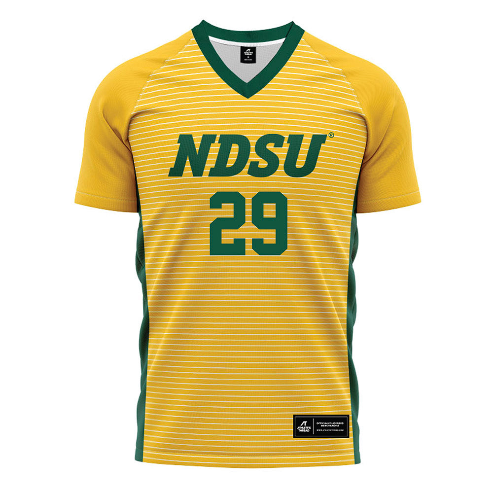 NDSU - NCAA Women's Soccer : Emerson Perrin - Yellow Soccer Jersey-0
