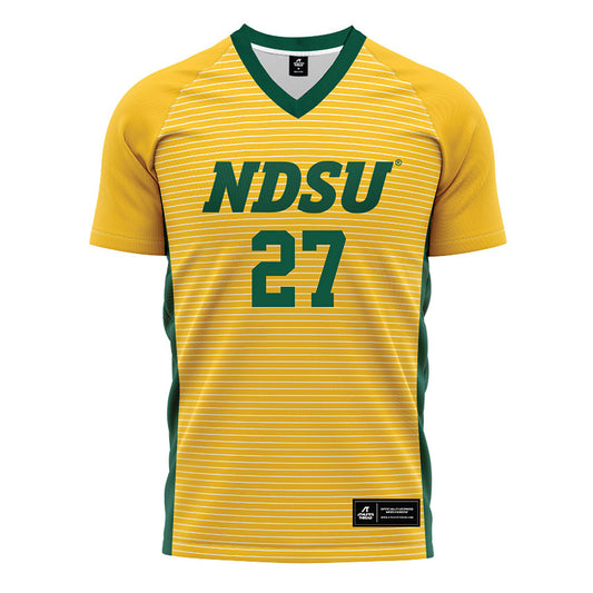 NDSU - NCAA Women's Soccer : Milla Klostermann - Yellow Soccer Jersey-0