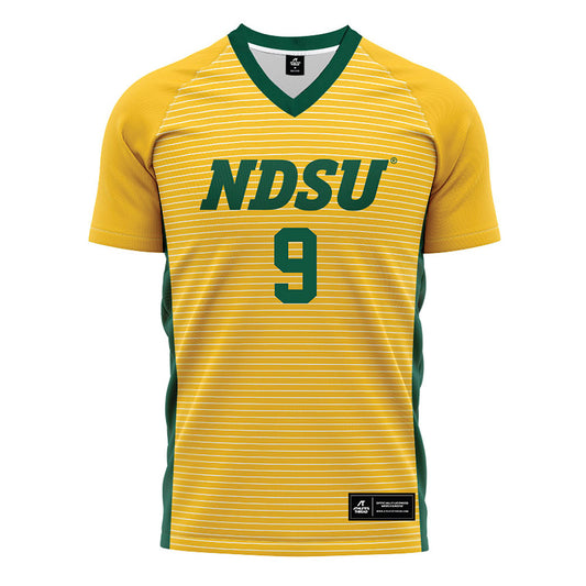 NDSU - NCAA Women's Soccer : Abi Roberts - Yellow Soccer Jersey-0