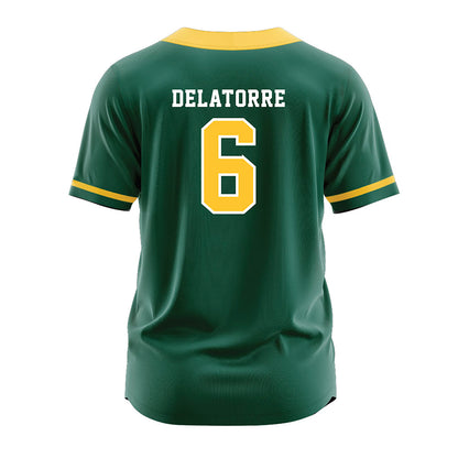 NDSU - NCAA Softball : Jessica Delatorre - Green Jersey-1