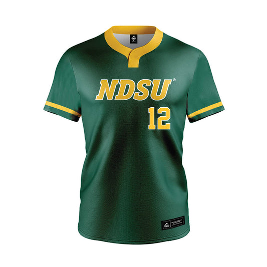 NDSU - NCAA Softball : Bella Dean - Green Jersey-0