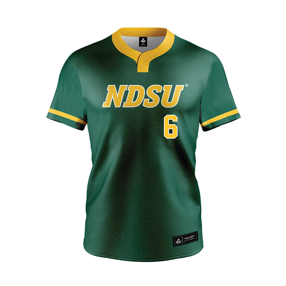 NDSU - NCAA Softball : Jessica Delatorre - Green Jersey-0