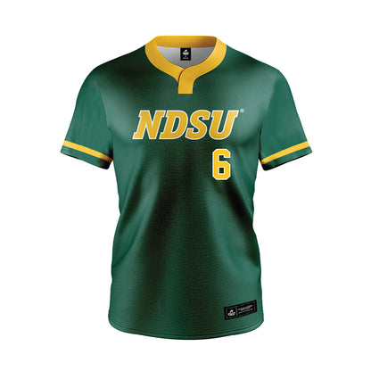 NDSU - NCAA Softball : Jessica Delatorre - Green Jersey-0