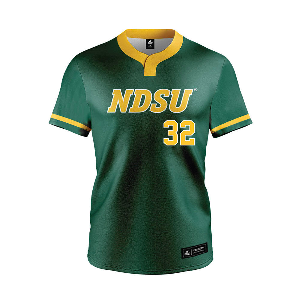 NDSU - NCAA Softball : Cadey Shipman - Green Jersey-0