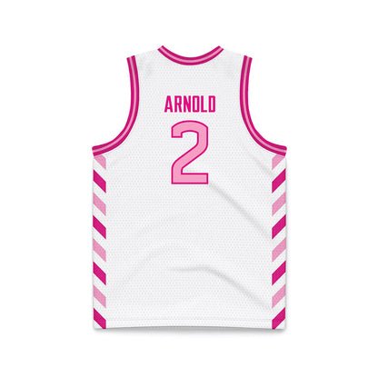 UConn - NCAA Women's Basketball : Kamorea Arnold - Pink Basketball Jersey