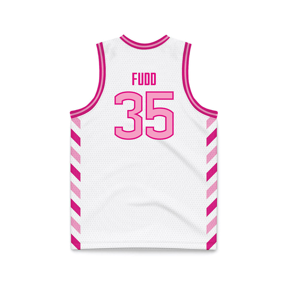 UConn - NCAA Women's Basketball : Azzi Fudd - Pink Basketball Jersey