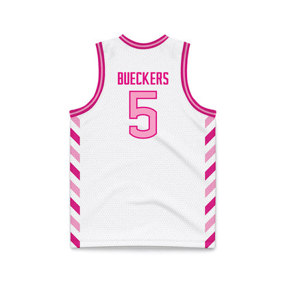 UConn - NCAA Women's Basketball : Paige Bueckers - Pink Basketball Jersey