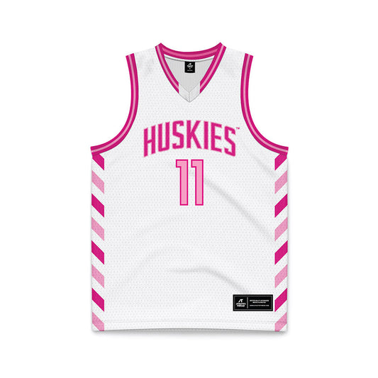 UConn - NCAA Women's Basketball : Allie Ziebell - Pink Basketball Jersey