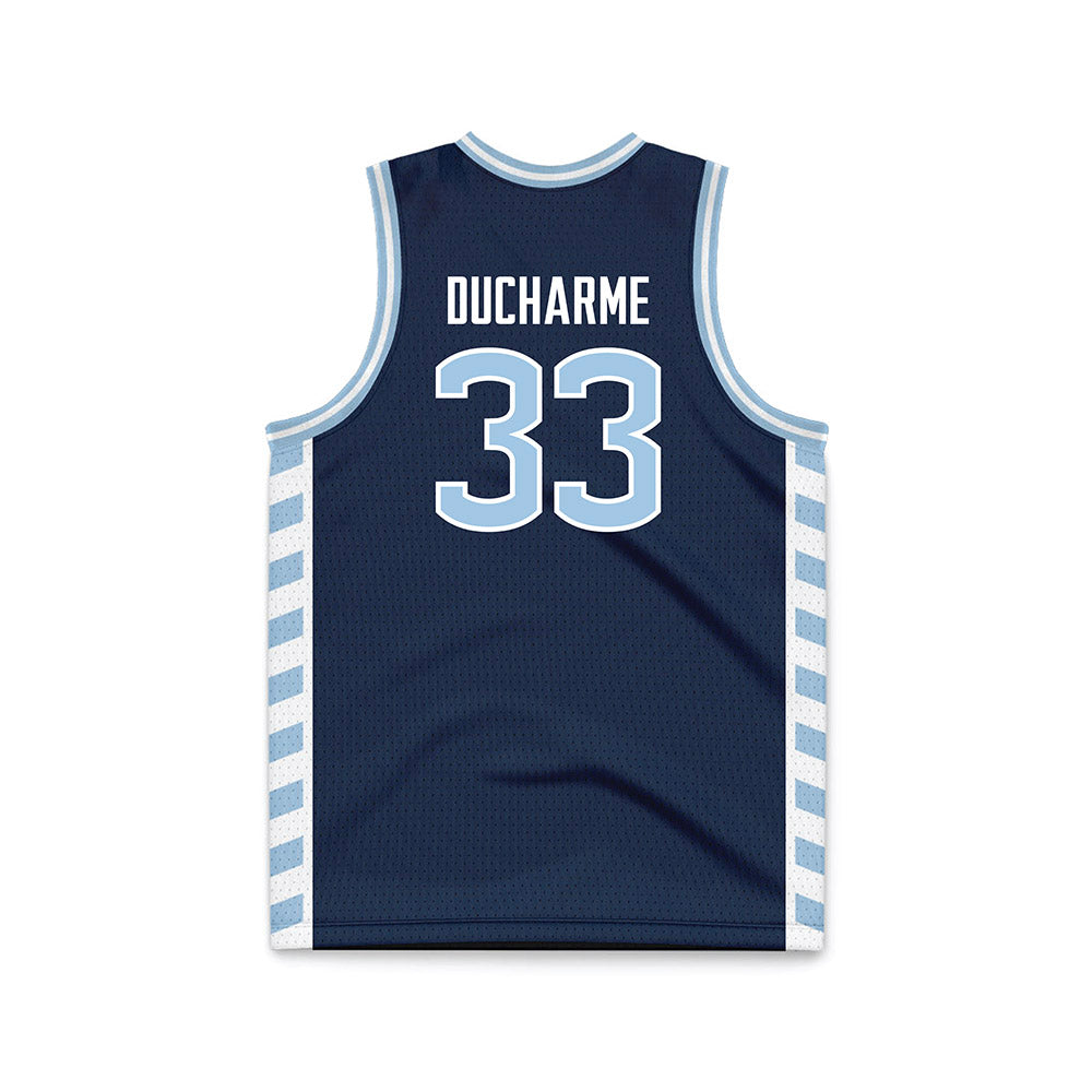 UConn - NCAA Women's Basketball : Caroline Ducharme - Navy Basketball Jersey