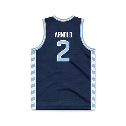 UConn - NCAA Women's Basketball : Kamorea Arnold - Navy Basketball Jersey