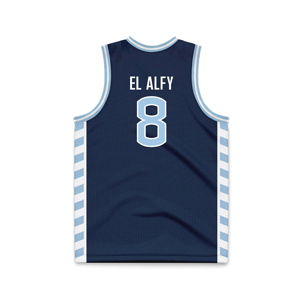 UConn - NCAA Women's Basketball : Jana El Alfy - Navy Basketball Jersey