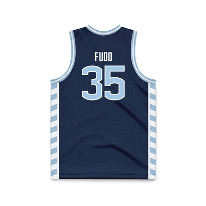 UConn - NCAA Women's Basketball : Azzi Fudd - Navy Basketball Jersey