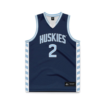 UConn - NCAA Women's Basketball : Kamorea Arnold - Navy Basketball Jersey