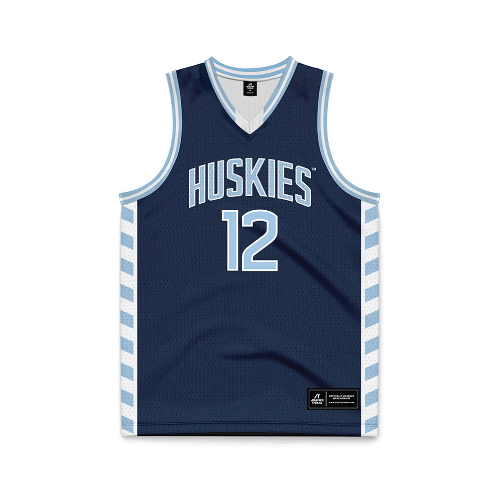 UConn - NCAA Women's Basketball : Ashlynn Shade - Navy Basketball Jersey