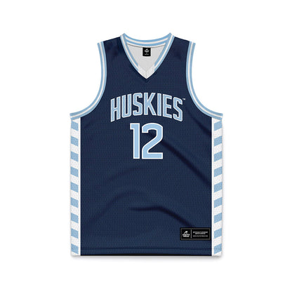 UConn - NCAA Women's Basketball : Ashlynn Shade - Navy Basketball Jersey