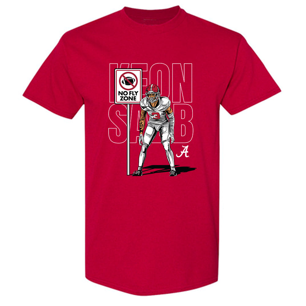 Alabama - NCAA Football : Keon Sabb - Individual Caricature T-Shirt