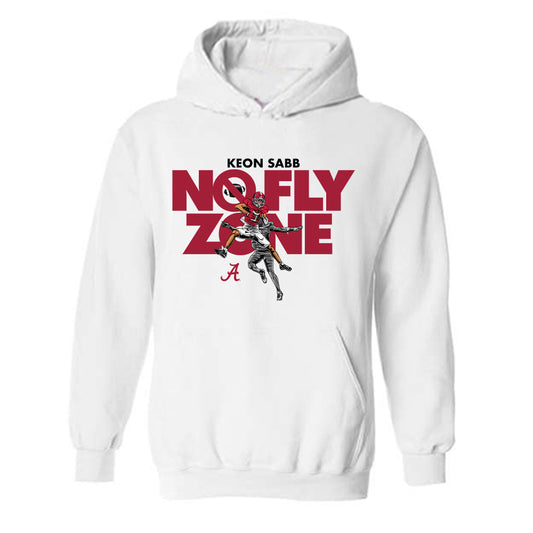 Alabama - NCAA Football : Keon Sabb - Individual Caricature Hooded Sweatshirt