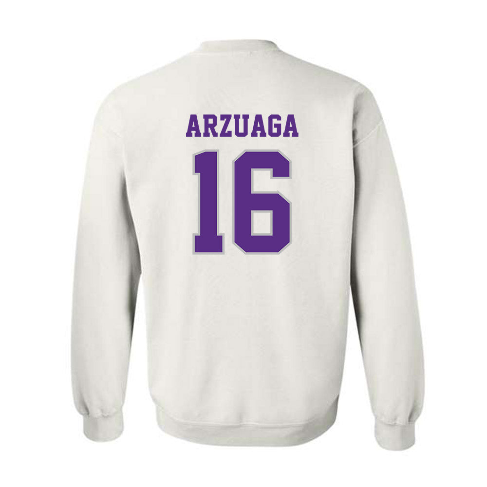 Stonehill - NCAA Baseball : Giovanni Arzuaga - Classic Shersey Crewneck Sweatshirt-1