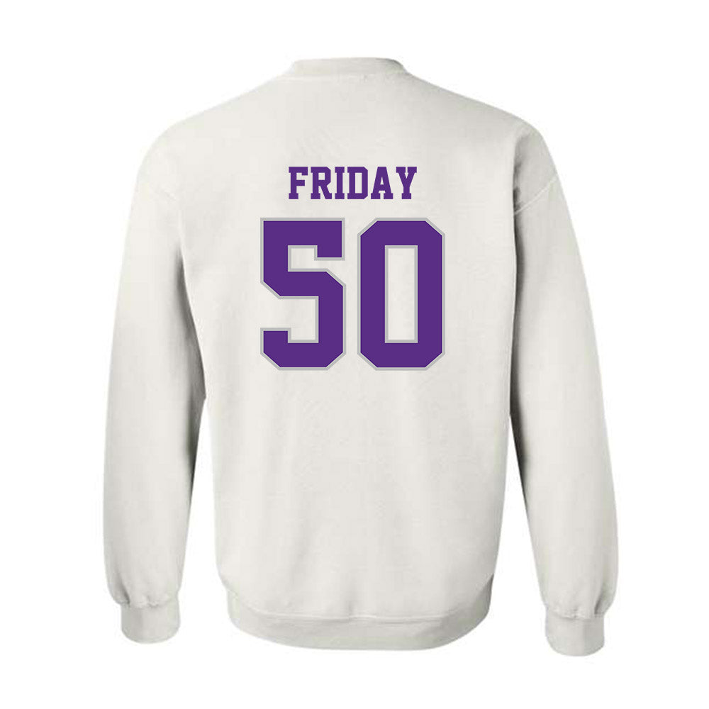 Stonehill - NCAA Football : Vahn Friday - Classic Shersey Crewneck Sweatshirt-1