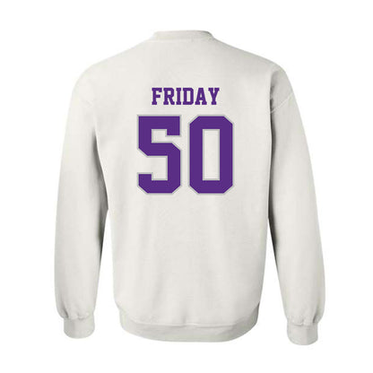 Stonehill - NCAA Football : Vahn Friday - Classic Shersey Crewneck Sweatshirt-1