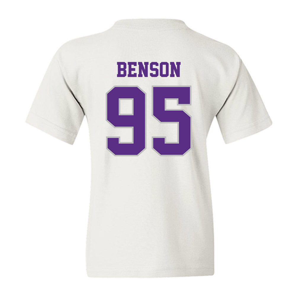 Stonehill - NCAA Football : Brian Benson - Classic Shersey Youth T-Shirt-1