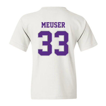 Stonehill - NCAA Men's Basketball : Ethan Meuser - Classic Shersey Youth T-Shirt-1