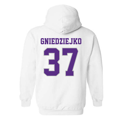 Stonehill - NCAA Men's Soccer : Patryk Gniedziejko - Classic Shersey Hooded Sweatshirt-1