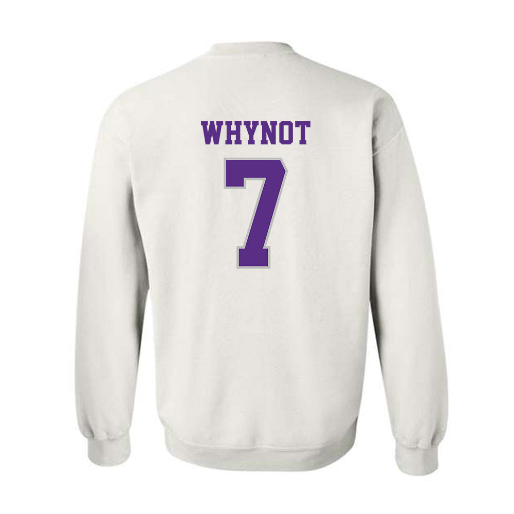 Stonehill - NCAA Women's Ice Hockey : Reagan Whynot - Classic Shersey Crewneck Sweatshirt-1